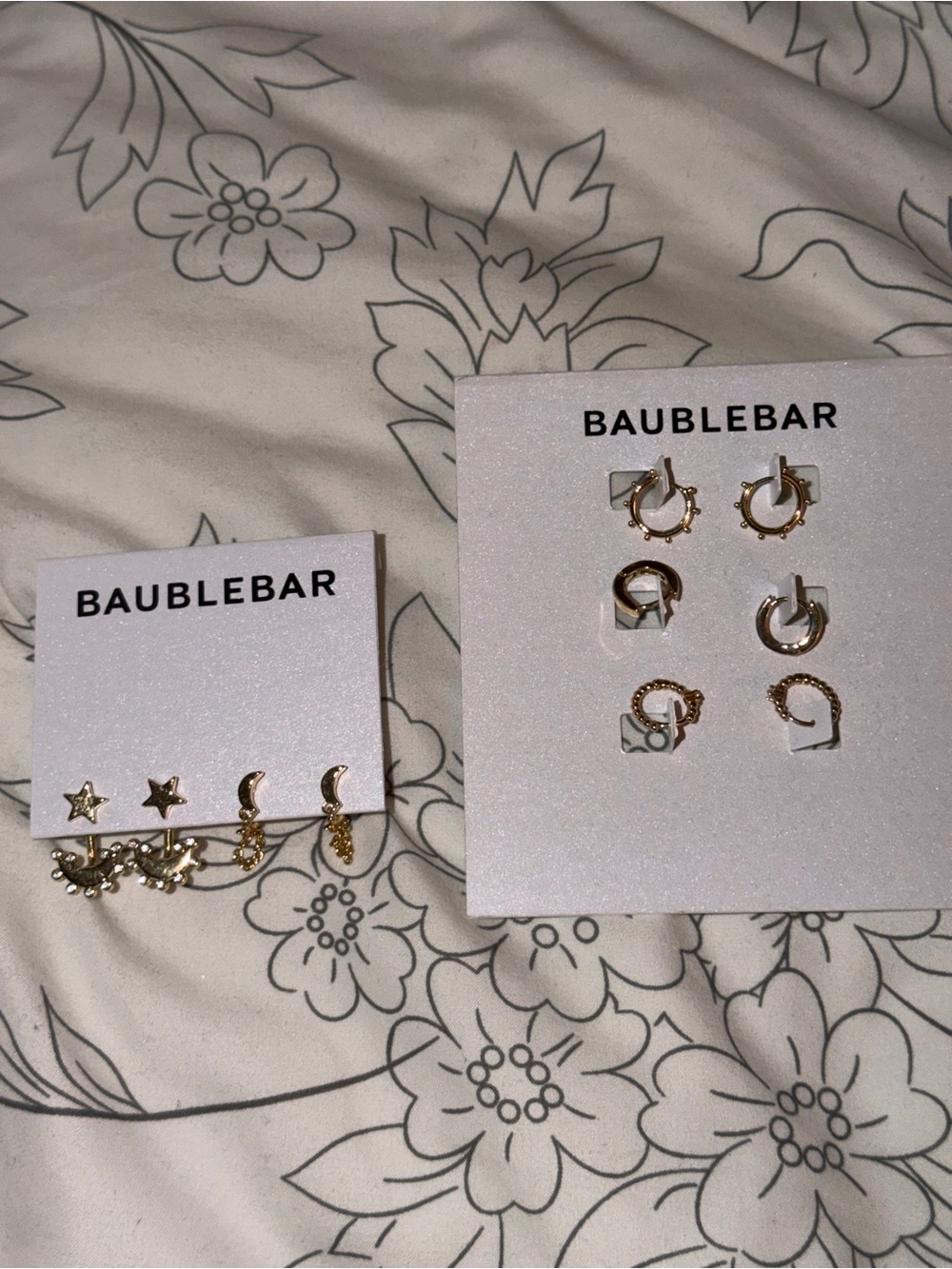 BaubleBar Gold-Tone Mixed Earring Sets